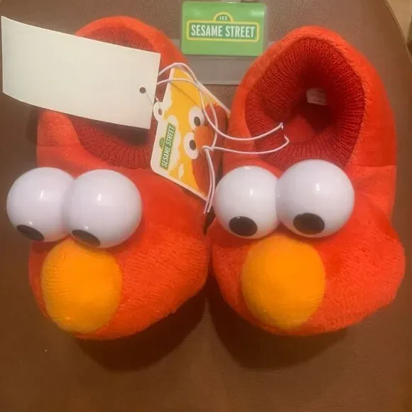 NWT Sesame Street Boys/Girls Toddlers Slippers    - Picture 11 of 12